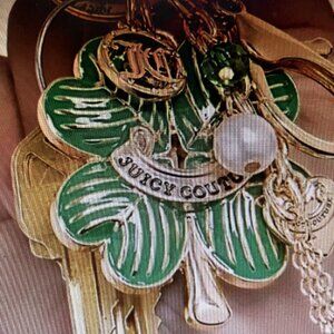 Juicy Couture St. Patrick's Day Lucky Charm Key Chain!! NEW